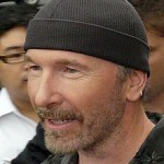 Humanitarian and guitarist for U2